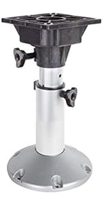 Amazon.com : Oceansouth Boat Seat Pedestal Adjustable 18''-25'' boat ...