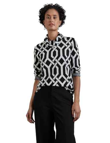 Scarf col jacquard noir Street One - Une idée cadeau raffinée pour femme