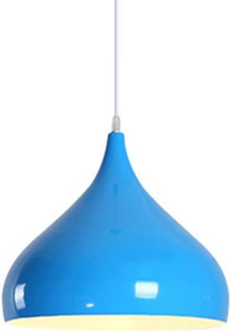 SHUANGZ Scandinavische Amerikaanse Hanglamp Macaron Kroonluchter Verlichting Vintage Retro Industriële Lamp E27 Half Ingebedde Installatie Keukeneiland Boerderijverlichting