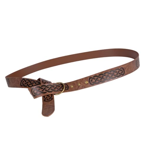 Costume Parties Belt Vintage Styles PU Leather Fashion Statement Waistband For Role Playing Event PU Leather Belt