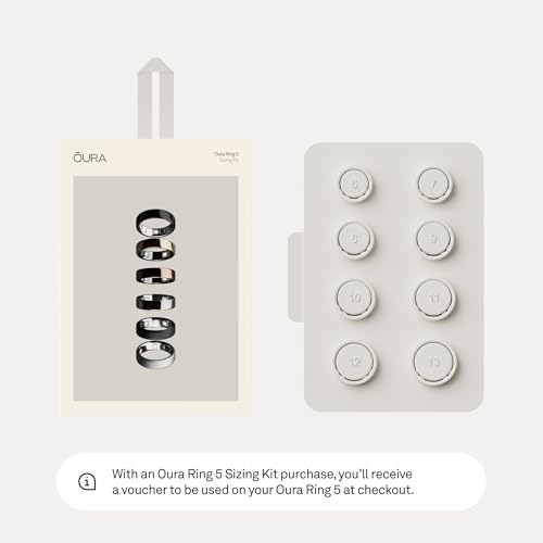 Oura Ring 5 Sizing Kit - Size Before You Buy - Unique Non Standard Fit - Money Back With Subsequent Smartring Purchase