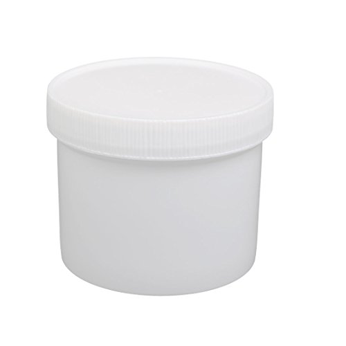 Aexit 250ml PP gauge Plastic Round Shaped Mouth Sample Bottle White 90mmx75mm