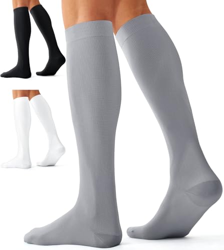 Image of Compression Socks for Women and Men(3 Pairs)15-20mmHg - Best Circulation Support Socks