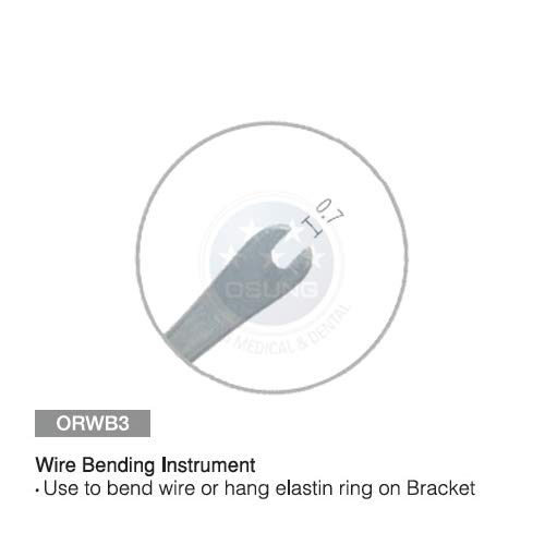 Miniatura 4 de OSUNG Instrumento dental de banda de alambre Ortho, ORWB3, 2 piezas