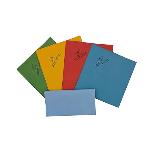 Fuchsglanz® Premium Kaltwassertücher 4+1 Standardtuch Gratis – Filament Technologie Reinigungstücher waschbar bis 90°C – 38x40 cm – 4 Farben – für Haushalt, Küche, Bad, Fenster, Auto