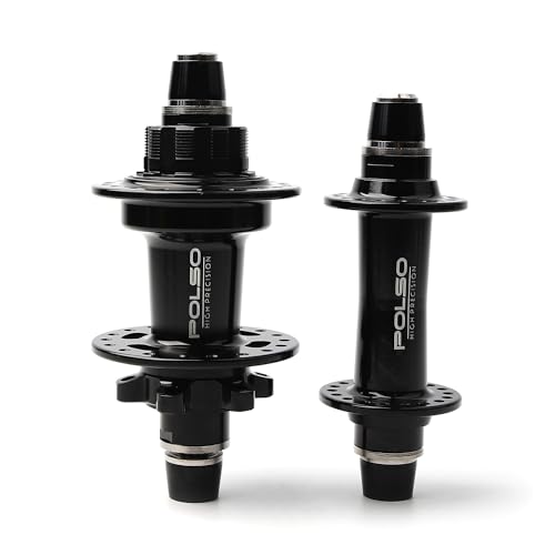 Image of POLSO BH-017 BMX Racing Hub 36 Holes Disc Brake 6 Pawls 120 Clicks Sealed Bearings BMX Hubs (Black)