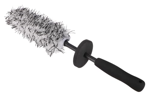 SIXTOL Car Detailing Tire Brush 3 | Cepillo para Llantas con Microfibra | Limpieza Suave
