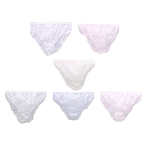Calcinha de Viagem Feminina, 7 Peças/lote, Papel Impresso Descartável, Algodão, Não Tecido, Breve Ca