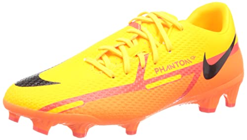 Nike Unisex Phantom GT2 Academy FG/MG Soccer Shoe, Orange/Black, 42 EU