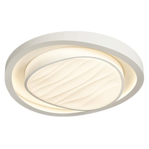 Plafonnier LED moderne blanc froid avec intensité réglable pour illuminer les grands espaces