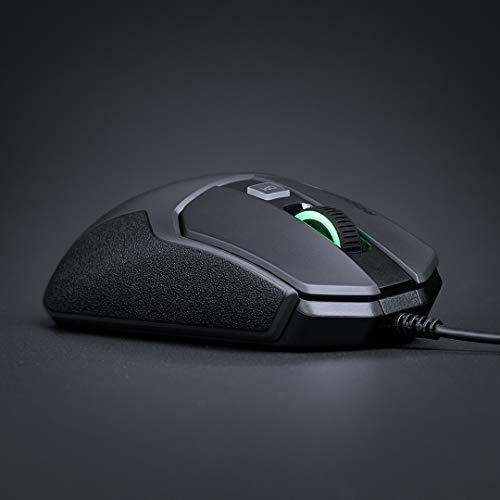 Roccat Mysz do gier Kain 100 AIMO RGB (8,500 dpi pro-optyczna R8, lekka 89G, technologia tytanowa) czarny