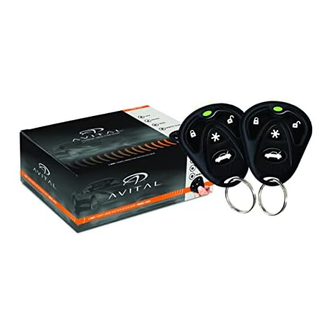 Avital 4105L 1-Way Remote Start System with 4-Button Remote Cover