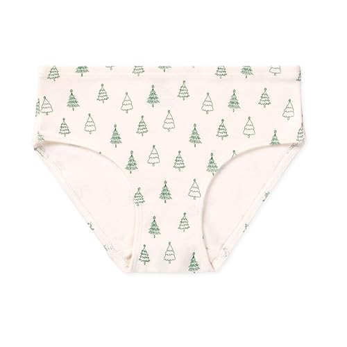 Lucky & Me Girls 100% Organic Cotton Underwear Briefs, Gracie 7 Pack