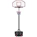 Display4top réglable 179–209 cm – Panier de basket-ball Portable Système de filet sur roues