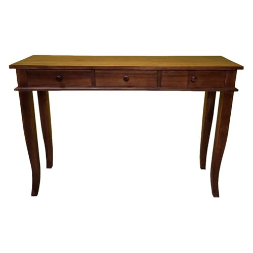 Mobile ingresso consolle teak scrittoio etnico stile liberty