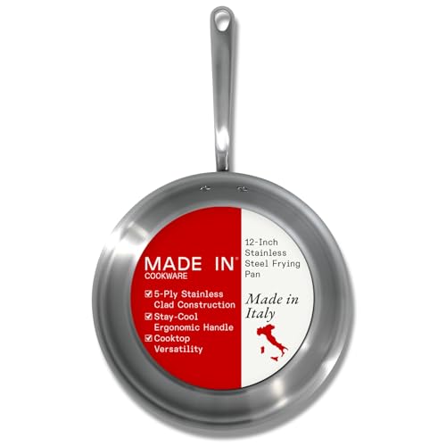 Made In Cookware - 12-Inch Stainless Steel Frying Pan