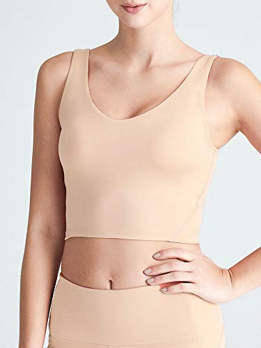 pedkit Sutiã esportivo feminino U nas costas em U com decote removível e acolchoado colete acolchoad