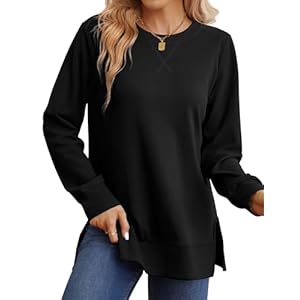 Saloogoe Sweatshirt for women Side ...