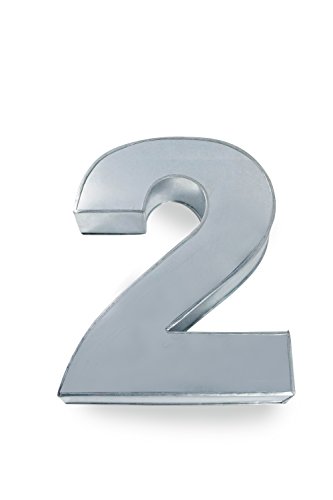 Small Number Two 2 Wedding Birthday Anniversary Cake Baking Pan / Tin 10" X 8"