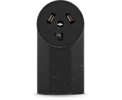 EATON WD125 Dryer Electrical Receptacle, V, 30 A, 3 Pole, 3 Wire, Black by Eaton - Image 5
