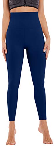 TOUCH LOOM High Waisted Leggings for Women,Tummy Control Compression Workingout Yoga Leggings Pants for Women,Navy,Large