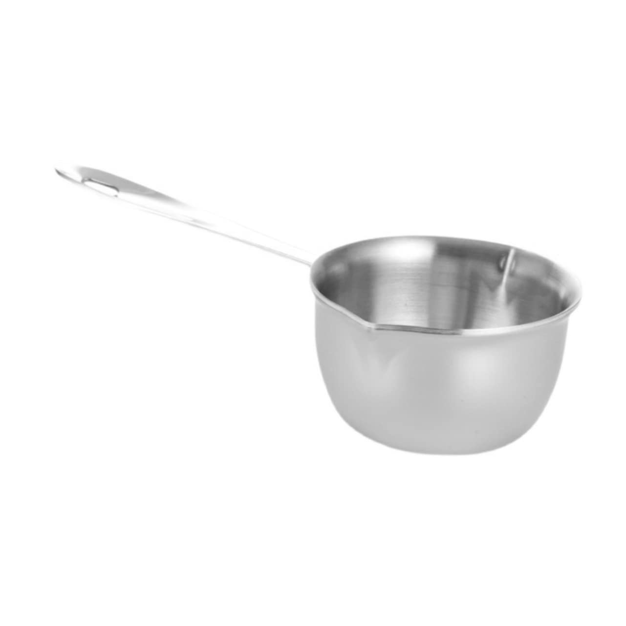 Wakauto Butter Heating Pot Stainless Steel Melting Bowl for Baking Cooking Capacity Integrated Design with Dual Pour Spouts for Easy Use Kitchen and Home