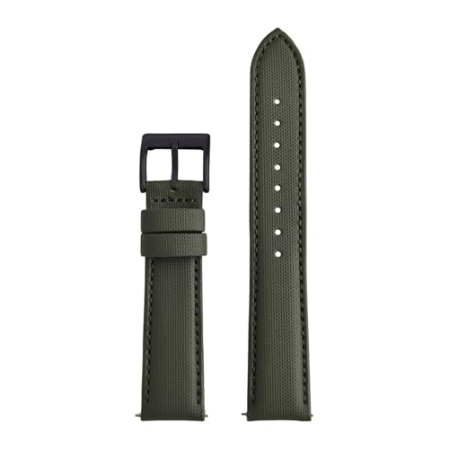 Run Ken 20mm 22mm ���ʃf�U�C�� �Z�C���N���X�E�H�b�`�o���h �h�����U�[ �N�C�b�N�����[�X ���X�g�o���h �X�}�[�g�x���g(Green Black,20mm)