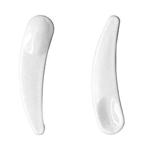Esowemsn MM00235(100) 100Pcs Mini Disposable Curved Cosmetic Spoon Spatula thumb #2