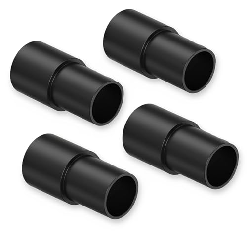 Image of 4 Packs Vacuum Hose Adapter, 1-3 /8 inch to 1-1 /4 inch (35mm to 32mm), Compatible with 35mm OD Tubes & 32mm ID Vacuum Attachment
