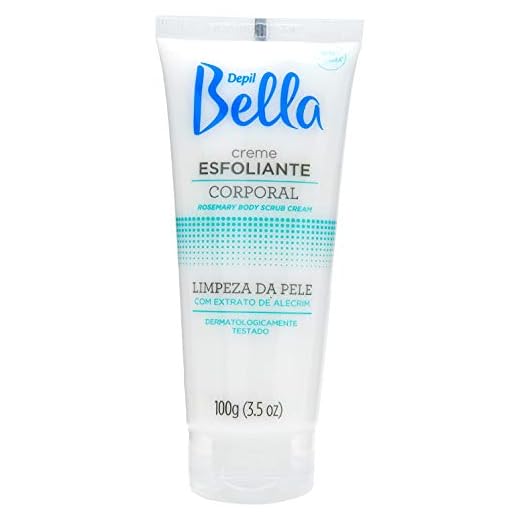 Creme Esfoliante Corporal Alecrim, Depil Bella, 100G