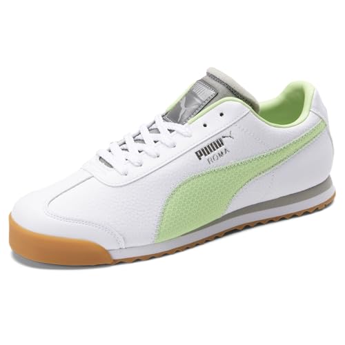 PUMA Mens Roma PPE Lace Up Sneakers Shoes Casual - White2