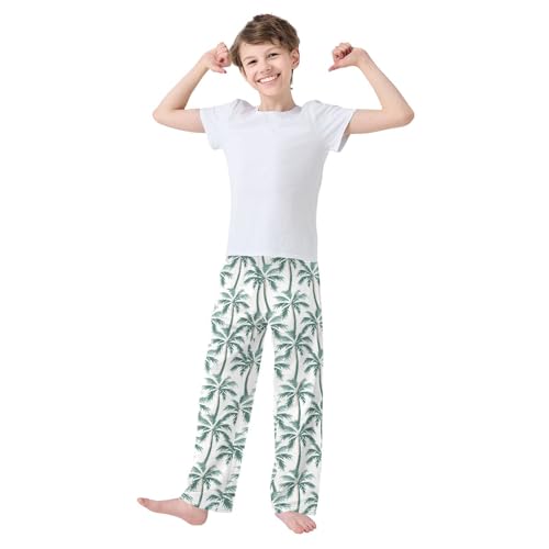 Pajama Pants Cute Palm Trees PJ Bottoms Sleepwear Lounge Sleep Pant with Pockets2