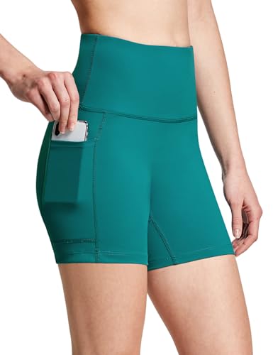 Image of baleaf Women's 8 inch / 5 inch / 3 inch Biker Shorts High Waist Yoga Workout Gym Running Volleyball Spandex Shorts with Pockets