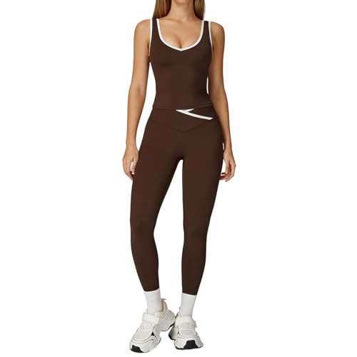 Ensemble de yoga sans coutures haut de gamme avec legging de sport taille haute et soutien-gorge
