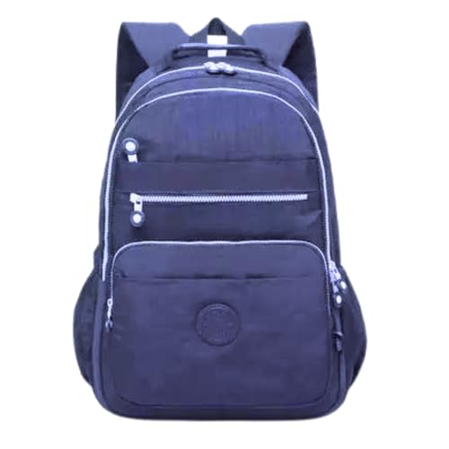 Mochila Feminina Bolsa Colorida Casual Notebook Trabalho Escolar Faculdade Alça Reforçada (Azul)