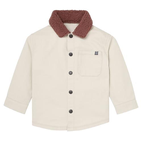 Modern Moments by Gerber - MODERNMOMENTS by Gerber Toddler Boys' Sherpa Shacket - Oyster, Size 5T - Best Deal on Amazon