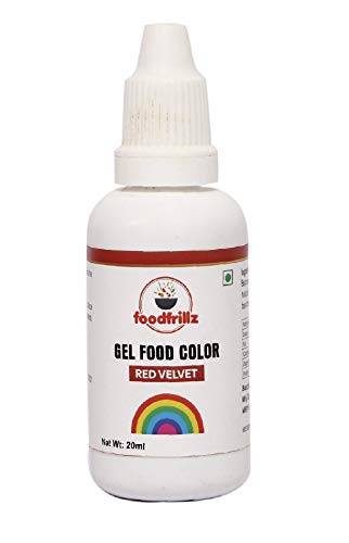 foodfrillz Red Velvet Gel Food Color, (20 ml)