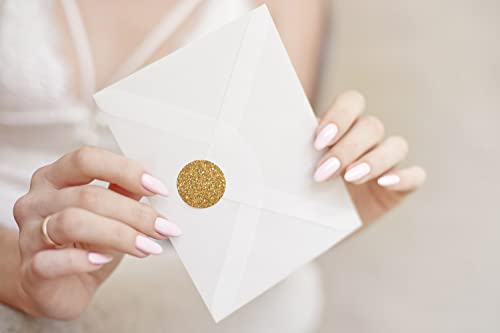 Royal Green Red Sparkly Color Coding 1 Round 25 Mm - Circle Glitter Stickers - One Inch Rounds Sparkles Sticker - 360 Pack #TOP2