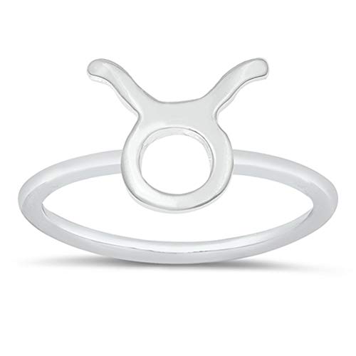 CloseoutWarehouse 925 Sterling Silver Zodiac Signs Ring