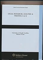 Legal Analysis, Research, and Writing: LAW 552 & 553: Regent University School of Law 1454824719 Book Cover