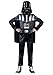 STAR WARS Boys Darth Vader Light Up Costume, Kids Halloween Costume, Child - Officially Licensed Small