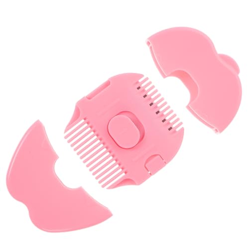 ARTSEWPLY Recortador De Pelo Para Bebés y Niños, Peine Pequeño Manual, Cortapelos Portátil, Tamaño Mini, Color Rosa, Adecuado Para Uso Casa