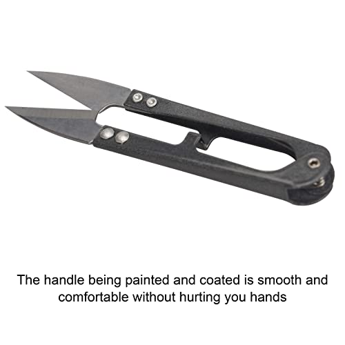 Ryalan Sewing Scissors Yarn Thread Cutter 4.1Inch Mini Small Snips Trimming Nipper Made Of High-Carbon Steel Thread Diy Supplies For Stitch Embroidery, Knitting, Crafts (1, Black) #TOP4