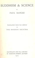 Buddhism and Science. B0016TL56C Book Cover