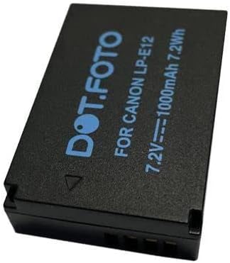 Dot.Foto LP-E12 Premium 7.2v / 875mAh Rechargeable Battery for Canon