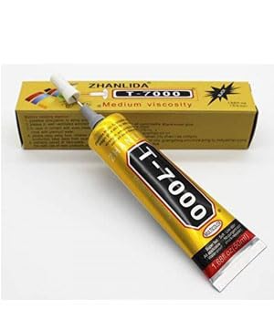 T 7000 50ml Black Mobile Display Glue, Multipurpose Fabric Glue, Screen Repair