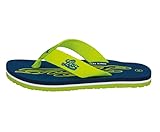 Verschluss: Gummi Lico Flamenco Flipflops, Lemon/Marine, 33 EU
