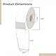 Packool Thermal Label Tape Refill, 3 Rolls Label Tape Klebeband Label Maker Tape Roll Label Sticker geeignet für die meisten Etikettendrucker