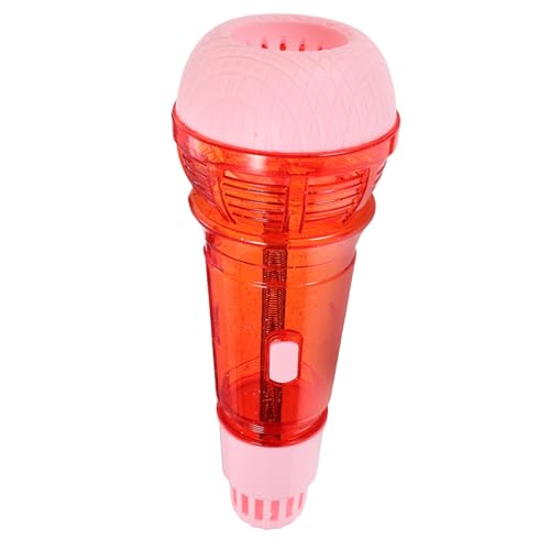 OFFIGAM Juguetes Micrófonos De Eco Accesorios De Micrófono De Eco De Fiesta Micrófono para Accesorio De Micrófono De Eco para Eco Infantil Jugar para Rojo El Plastico
