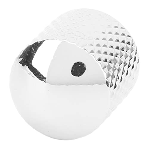 Botão de Controle do Potenciômetro, Botão de Guitarra Elétrica de Alta Resistência Universal de Meta